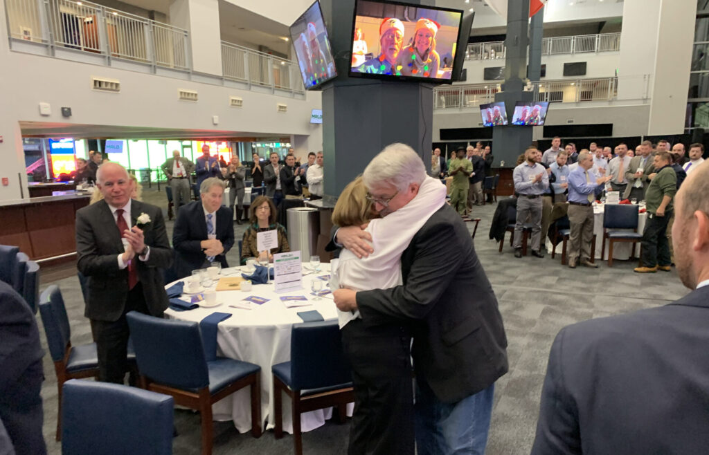 Standing Ovation Jim Baker and Leah Fennell