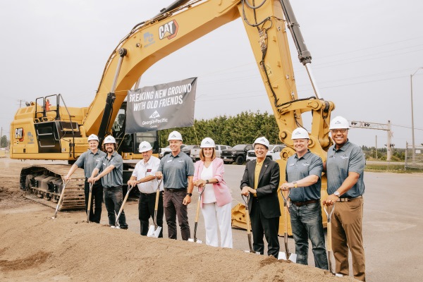 Groundbreaking for Georgia-Pacific
