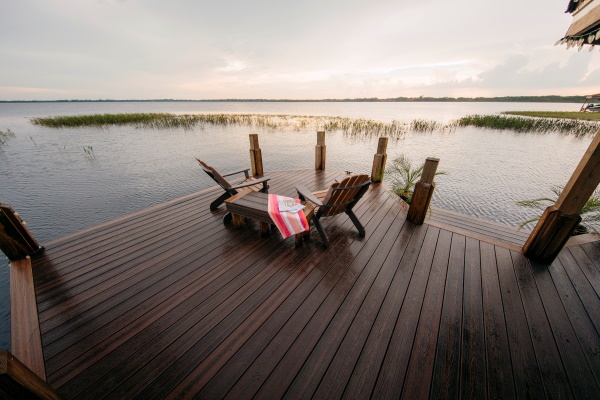 Envision composite decking.
