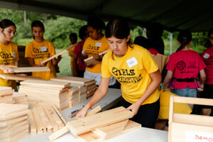 Girls construction camp.